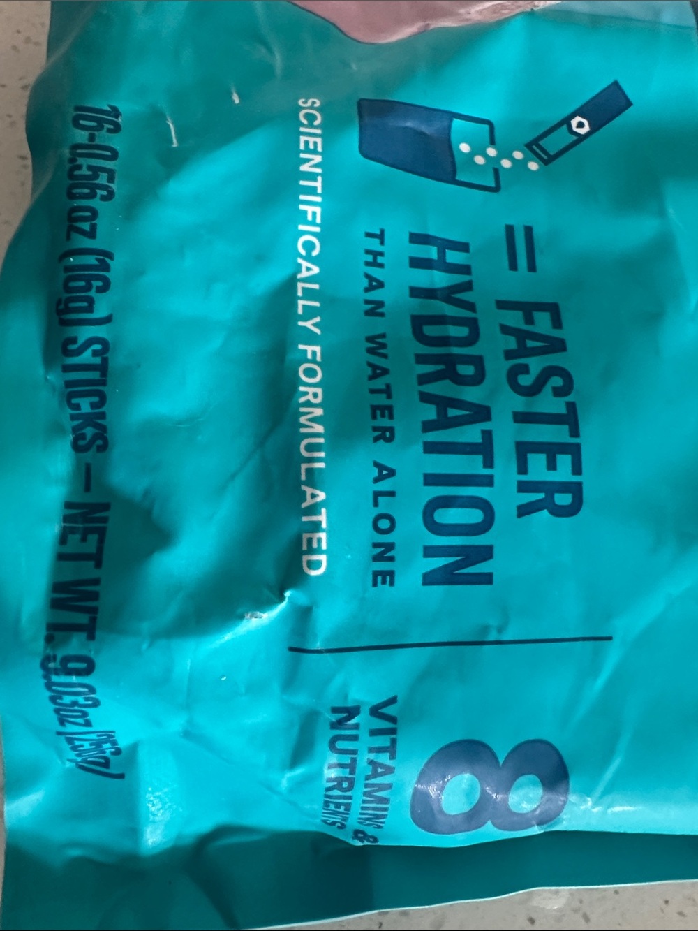 Hydration Multiplier Electrolyte Drink Mix- Blue & Pink Cotton Candy W/ Blue bag - Picture 2 of 8